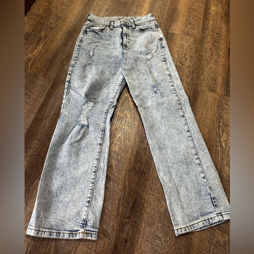 Art class Dad Jeans-Light Blue